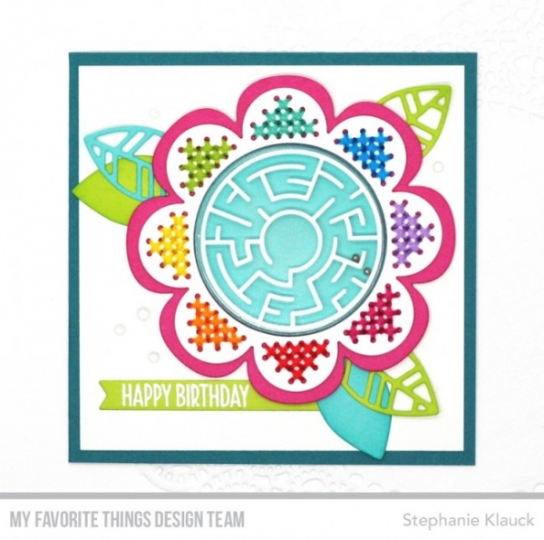 Die-namics - Cross-Stitch Flower Frame