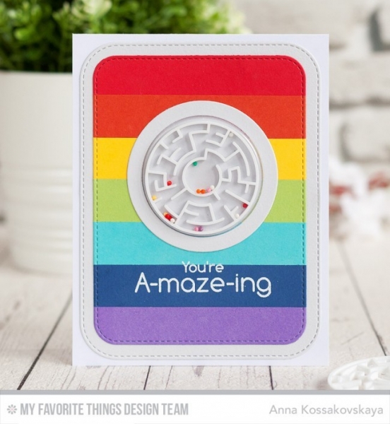 MFT Replenishments - Maze Shapes - White 3010