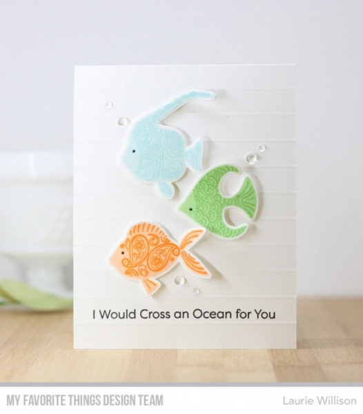 MFT Die-Namics Stanz & Stempel Set - Adorned Ocean Friends