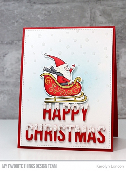 MFT Die-Namics Stanz & Stempel Set - Here Comes Santa Claus