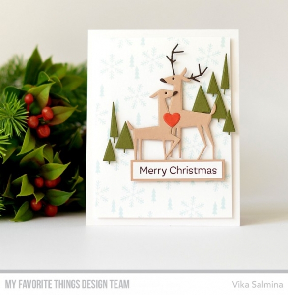 MFT Die-Namics Stanz & Stempel Set - Trio of Trees