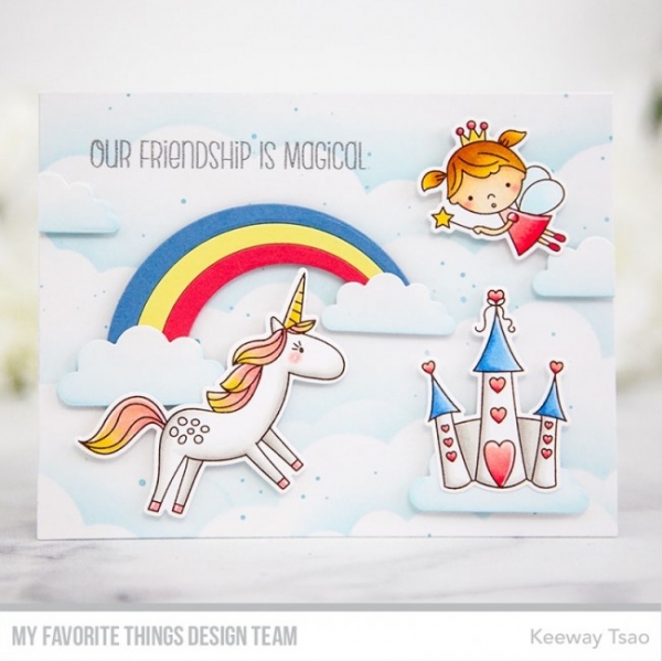 MFT Die-Namics Stanz & Stempel Set - Rainbows & Unicorns