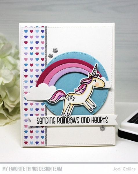 MFT Die-Namics Stanz & Stempel Set - Rainbows & Unicorns