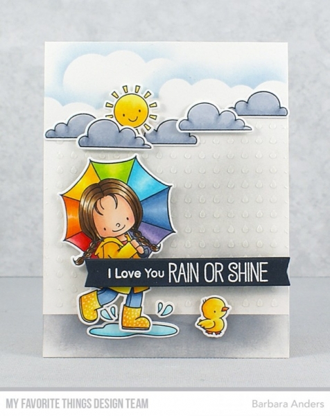 MFT - 6" x 6" Schablone - Stencil Mini Raindrops