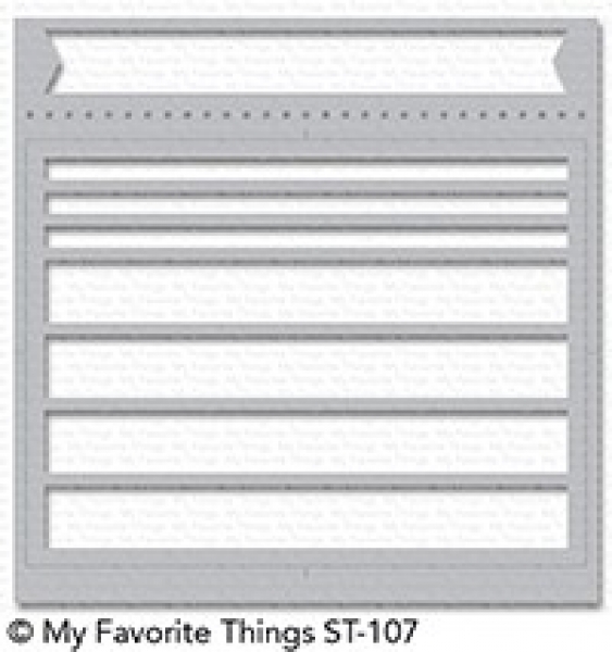 MFT - 6" x 6" Schablone - Stencil Envelope Buddy
