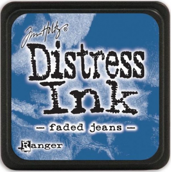 Mini Distress Ink Pad - Faded Jeans