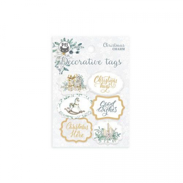 P13 Decortive Tags - Christmas Charm - Set 4