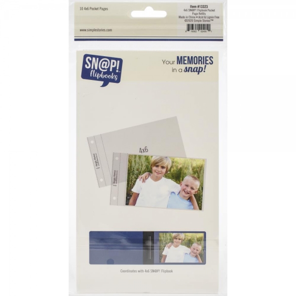 SN@P! Flipbooks - Pocket Pages - 4x6