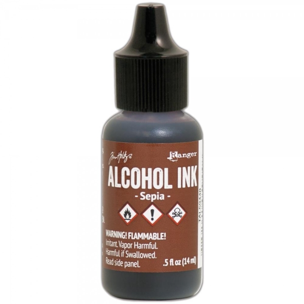 Alcohol Ink - Sepia