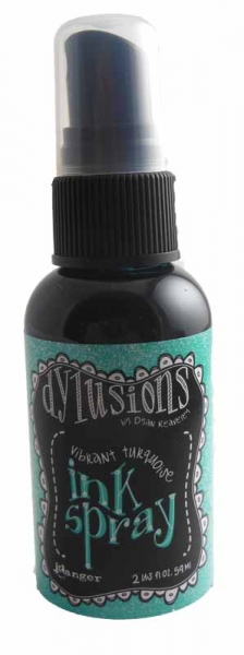 Dylusions Ink Spray - Vibrant Turquoise