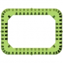 % Inkadinkado Stamping Gear - Rectangle Stamping Wheel %