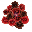 Prima Marketing Mulberry Paper Flowers - From the North Pole - Deck The Halls 12 Stk.