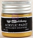 Prima Marketing Acrylic Paint - Metallique Gold Rush