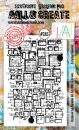 AALL & CREATE Clear Stamps - Scripted Squares #385