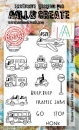AALL & CREATE Clear Stamps - Transportation #578