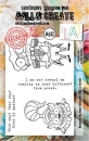 AALL & CREATE Clear Stamps - Cheshire Cat & Frog-Footman #613
