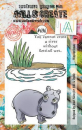 AALL & CREATE Clear Stamps - Hippopotamus #696