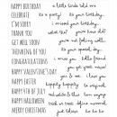 Tim Holtz Stempelset - Crazy Talk