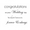Kaisercraft Mini Clear Stamps - Wedding
