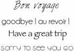 Kaisercraft Mini Clear Stamps - Bon Voyage