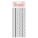 Stamperia Rub On Transfers - Border/Black 