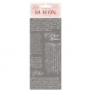 Stamperia Rub On Transfers - Writing/White 
