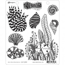 Dyan Reaveley's Dylusions Cling Stamp - She Sells Sea Shells