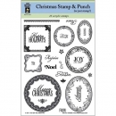 !Hot Off The Press - Christmas Stamp & Punch 25 Stck.!