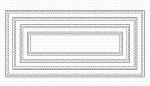 Die-namics - Mini Slimline Double Stitched Rectangle STAX