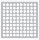 MFT - 6" x 6" Schablone - Stencil Wonky Dots