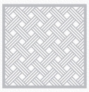 MFT - 6" x 6" Schablone - Stencil Basket Weave