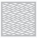 MFT - 6" x 6" Schablone - Wavy Lines