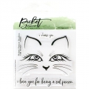 Picket Fence Clear Stamps - Cali Kitten