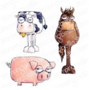 Stamping Bella - Oddball Farm Animals Set