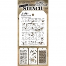 Tim Holtz Mini Layering Stencil Collection - Set 3