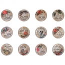 Tim Holtz Quote Flair (Buttons)