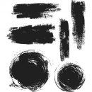 Tim Holtz Stempelset - Brushstrokes