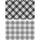 Tim Holtz Stempelset - Perfect Plaids