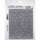 Tim Holtz Stempelset - Tiny Text