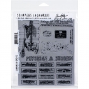 Tim Holtz Stempelset - Examination