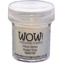 WOW! Embossingpulver Super Fine - Clear Gloss