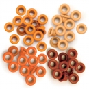 We R memory keepers Standard Eyelets - orange
