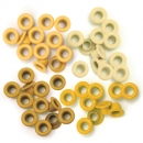 We R memory keepers Standard Eyelets - gelb