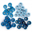 We R memory keepers Standard Eyelets- blau