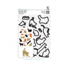 Xcut A5 Die Set - Mixed Cats