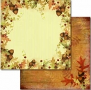 Ursus-Glitter Papier 12"x12" Herbst-Motiv 51