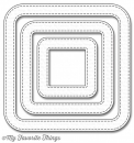 Die-namics - Stitch Rounded Square Frame