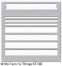 MFT - 6" x 6" Schablone - Stencil Envelope Buddy