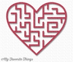 MFT Replenishments - Heart Maze Shapes - Wild Cherry